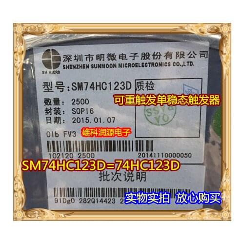 100% Test Best quality 10pieces SM74HC123D 74HC123D SOP-16