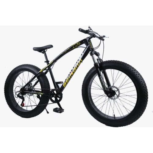 26*4.0 Fat tire Beach Bicycle 7 speed 21 speed 24 speed Big tire Snow bike 4.0 Extra Large Tire Variable speed Mountain Bicycle