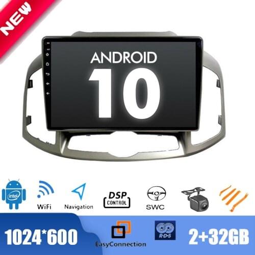 10.1" Android 10.0 Radio for Chevrolet Captiva 2012-2016 Car Multimedia Player GPS Stereo DSP 2.5D IPS WIFI TPMS BT