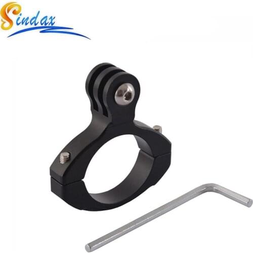 For Gopro Accessories Aluminum Bike Handlebar Bar Standard 31.8mm Tripod Mount for Go Pro HD Hero 3+ 4 5 xiaomi yi camera