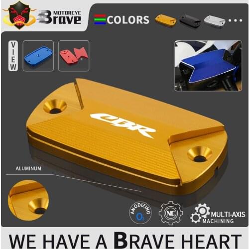 For HONDA CBR 954RR 900RR 929RR 1000RR 600F 600RR Motorcycle Front Brake Cylinder Fluid Reservoir Cover