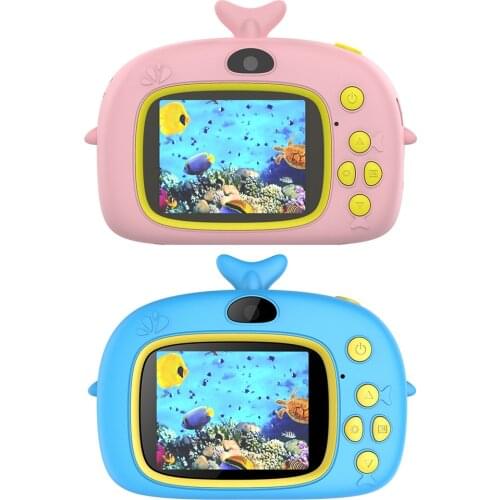 Kids Instant Print Camera Rotatable Lens Kids Camera Mini Educational Toys Gift for Boys Girls Digital Video Camera