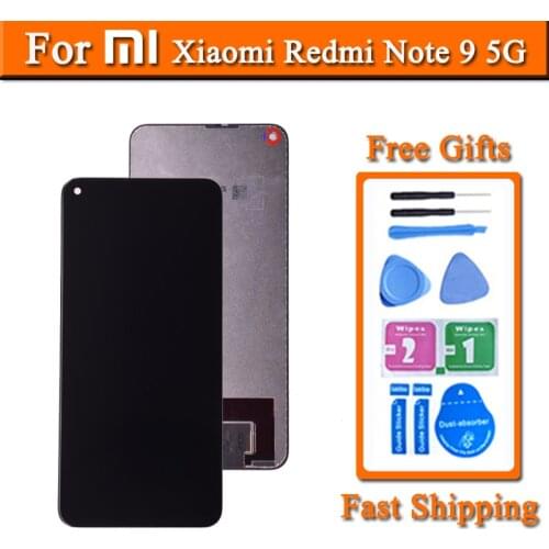 6.53 inches Screen For Xiaomi Redmi Note 9 5G LCD Touch Screen Digitizer Panel Assembly For M2007J22C Display Replacement Parts