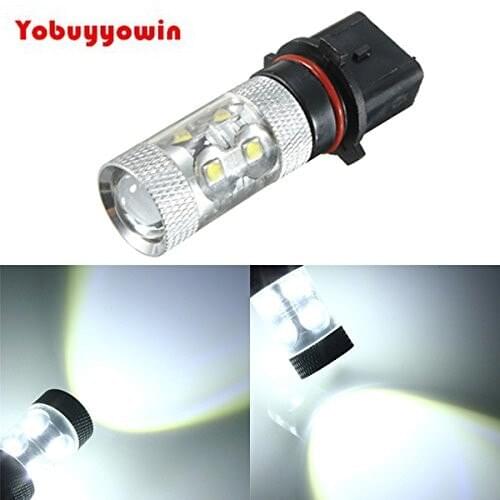 2Pcs New P13W White 50W CREE Chips LED Car Bulbs Lights For Audi A4 Q5 Daytime Running Light