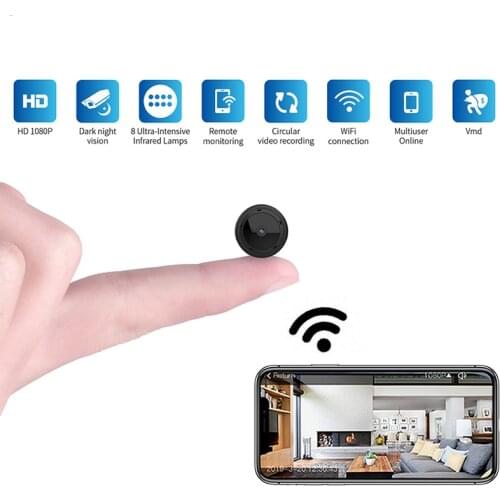 W10 Mini 1080P WiFi HD Camera IR Night Vision Home Security IP Surveillance Camera CCTV Motion Detection Wireless DVR Camcorders
