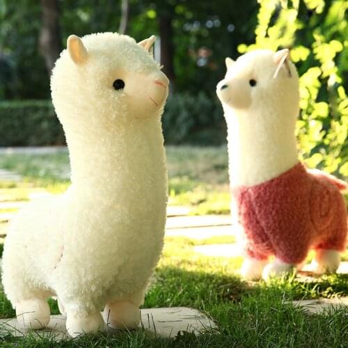 Cartoon Alpaca Cute Sheep Sweet Plush Doll High Quality Kids Sleeping Doll Stuffed Toy Girl Boy Creative Gift