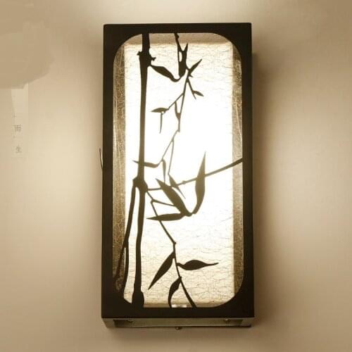 Chinese style wall lamps modern living room bedroom bedside lamp wall lamp corridors wind creative wall light ZA8817