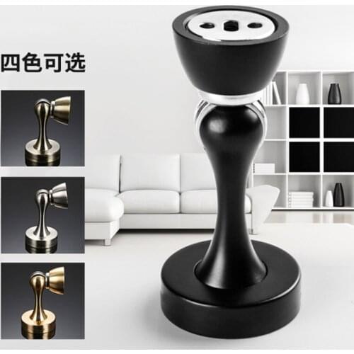 New door suction stainless steel magnetic door suction mute strong magnetic suction zinc alloy wall door touch