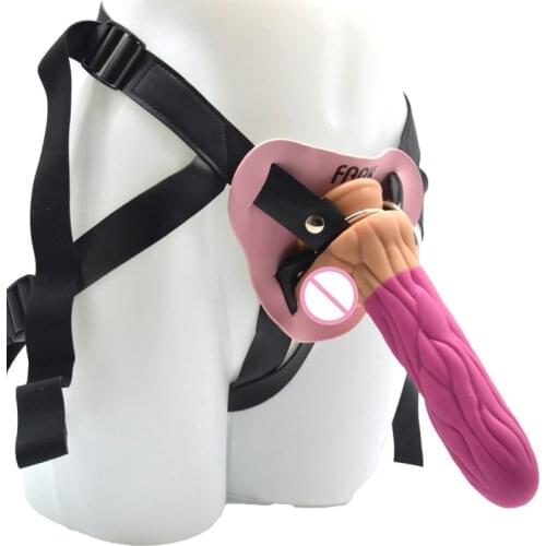 New Strap on Dildos Solid Silicone Penis Anal Plug Wearing Masturbation Pants Female Masturbation Device Sex Toys for Women Men
