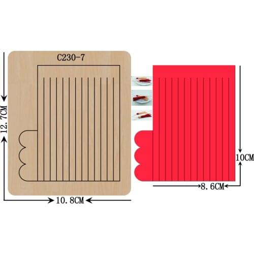 New Wooden die Scrapbooking C230-7 Cutting Dies Compatible with most die cutting machines