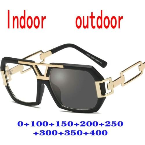 Transition Photochromic Progressive Reading Glasses Sunglasses men Progressive multi-focus with diopters Presbyopia Goggles FML