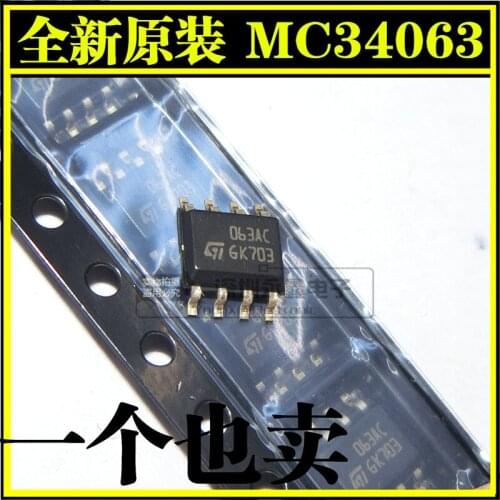 5/PC NEW Brand New Authentic Original Mc34063acd 063ac St Italian Method 3-40v Patch Sop8 Direct Shot