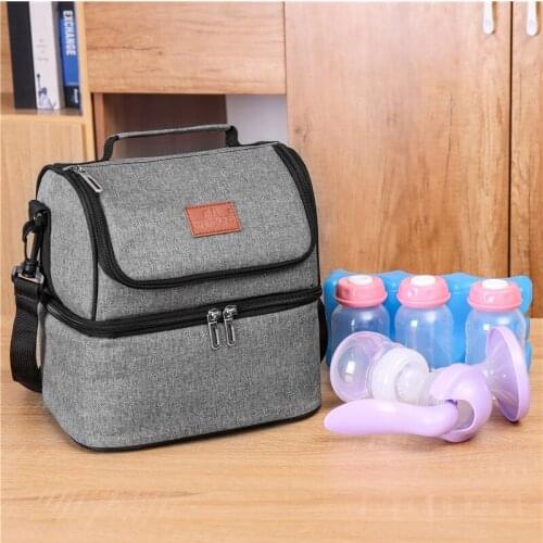 Portable Lunch Bag Thermal Insulated Lunch Bags Cooler Tote Handbag Bento Pouch Food Storage Bag Food Picnic Travel Lunch Box