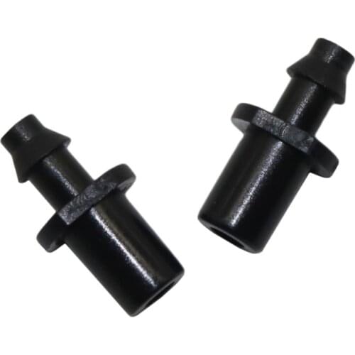 7.5 mm Single Barb Straight Connector Garden Drip Irrigation Fittings Water Quick Coupling Pipe Connector 50 Pcs