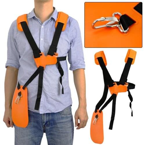 Adjustable Strimmer Double Shoulder Harness Strap Garden Mower Trimmer Padded Belt
