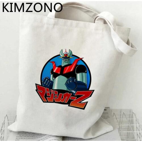 Mazinger z shopping bag bolsa reusable recycle bag shopper bolso bag bolsa compra boodschappentas shoping fabric cabas