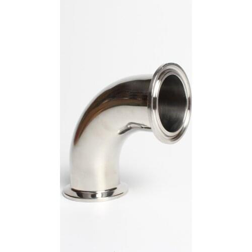 Stainless steel 304 1,5 " 38cm (OD50.5) Tri-clamp elbow 90 degree bend pipe