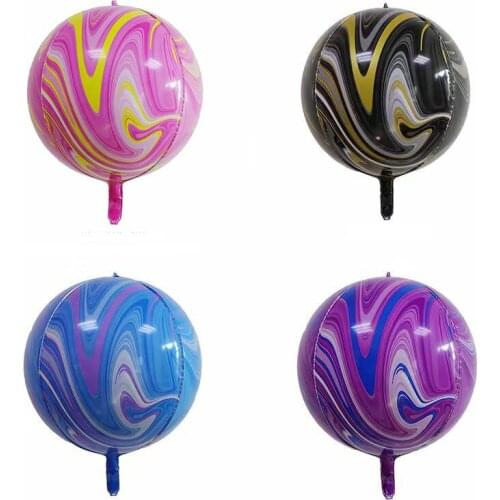 10PCS Balloon Accessories 4D Aluminum Film Balloon 18 Inch Birthday Party Supplies Wedding Pop Ball Holiday Decoration Balloon