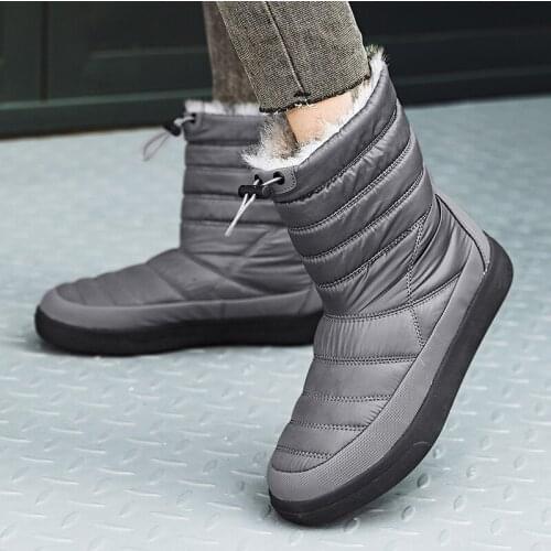 2021 NEW Winter Boots Symphony PU Waterproof Botas De Invierno Para Mujer Combat Boots for Women Elastic Band Warm Plush Shoes