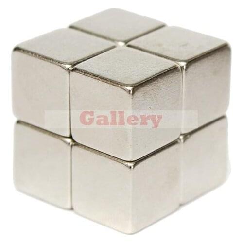 8 Pcs N52 10x10x10mm Block Super Strong Rare Earth