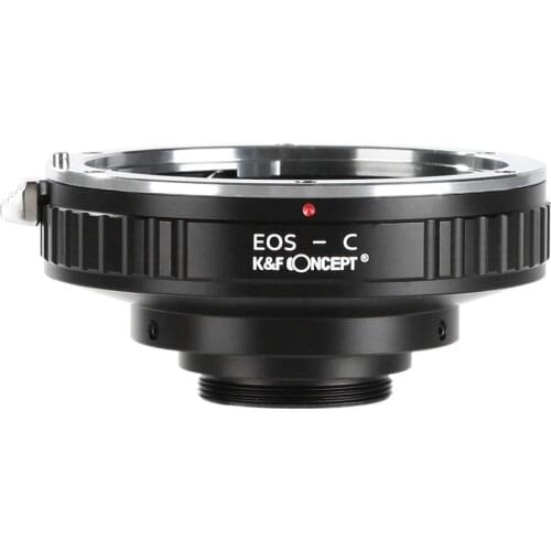 K&F Concept Mount Adapter for Canon EOS EF EF-S Lens to CCTV Industrial Monitoring Series C Mouth Thread Camera Body