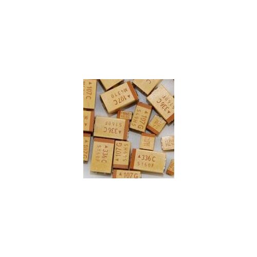 10pcs/lot Chip tantalum capacitor 6V 1000UF 6.3V E type 7343 108J bile capacitor bile capacitor yellow polarity