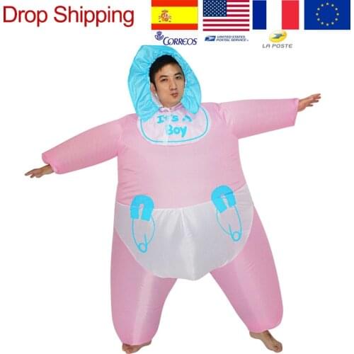 Baby Doll Costume Inflatable Costume Baby Cosplay Suit Celebrate Birth Party Fancy Dress Air Blown Outfit Thanksgiving Christmas