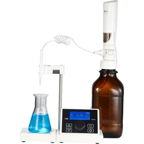 Electronic Titrator dTrite Digital Burette 0.01-99.99ml Bottle-top Titration Combined Magnetic Stirrer & Titrator Functions