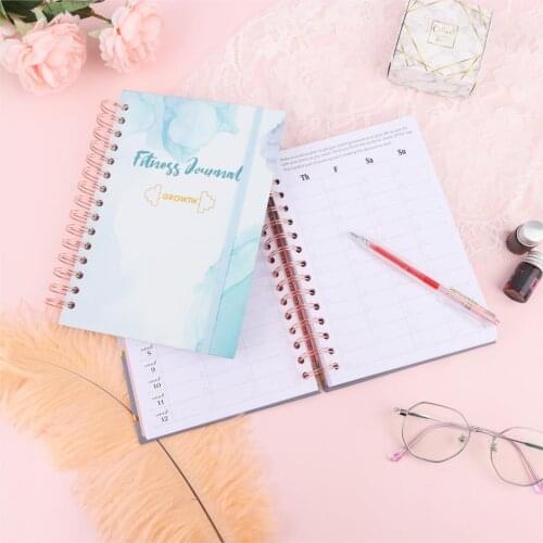 Fitness Journal Workout Planners with Diet & Calorie Personal Health Tracker