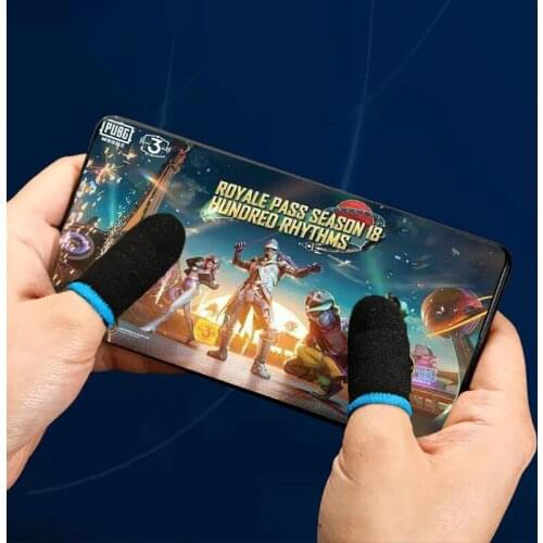 Gaming Finger Sleeve Game Controller Sweatproof Gloves Breathable Fingertips For Mobile Games Touch Screen Finger Cots Cover