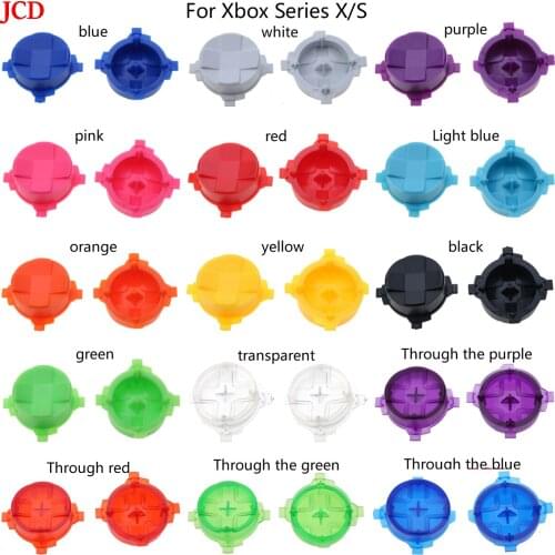 JCD 1Pcs Plastic Thumbstick, Analog Cross Button, D-pad The Sirection Key Botón De Dirección Para For Xbox Series X/S,Mando