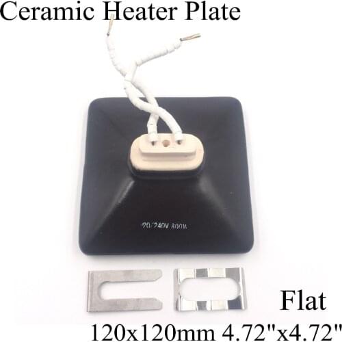 Ceramic Heater Board 120*120MM 220V/230V 800W Black Flat Top Upper Infrared Ceramic Heating Plate For BGA Station heater heating