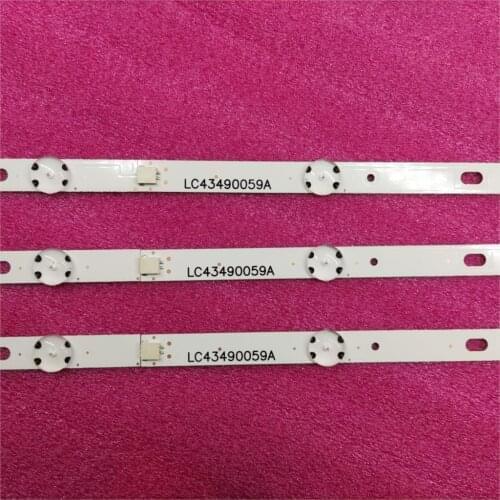 3pcs 7LED LED backlight strip for LG 43UJ675V 43UK6300PLB 43UJ655V 43LJ510V 43LJ624V 43LJ634V 43UJ651V 43UJ701V 43UJ65_UHD_L A