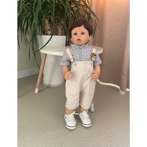 Reborn Toddler Doll 70cm Lifelike Toddler Baby Bonecas Baby Reborn Whole Silicone Inteiro Bebe Reborn Menino Brinquedos Gifts
