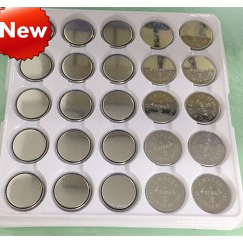 Lithium Button Cell Battery Coin CR2020 for LCD Drawing/Writing Tablet 3V
