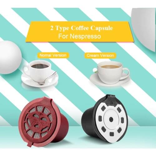ICafilasReusable Compatible with Nespresso Capsule for Nespresso Coffee machine Refillable Baskect Filter