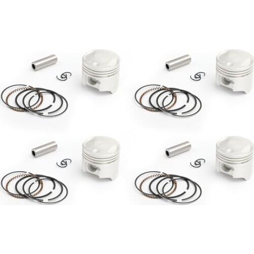 Artudatech Piston Ring Pin Clips Kit For Honda NCH50 Metropolitan 13-15 STD +0.25/0.50/0.75 13101-GFC-770 Motorcycle Accessories