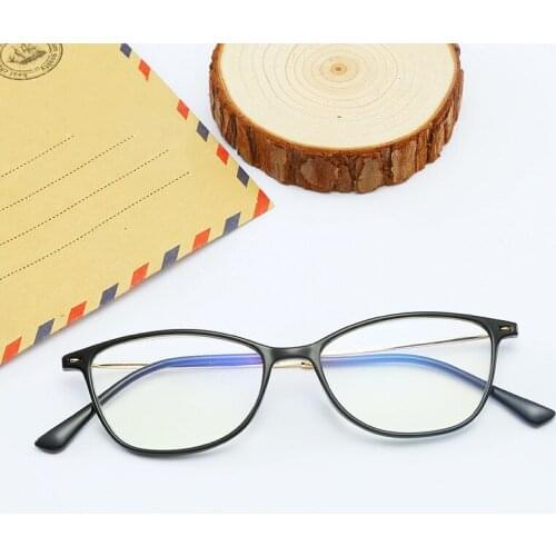 Read Eyeglass TR90 ultralight resin mens and womens business reading glasses alloy temples lightweight presbyopia glasses