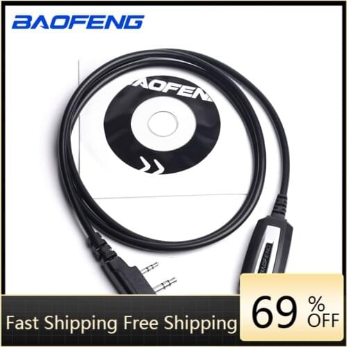 OPPXUN USB Programming Cable and Software CD for Baofeng Walkie Talkie UV-5R Serise BF-888S Kenwood Wouxun Accessories Kit