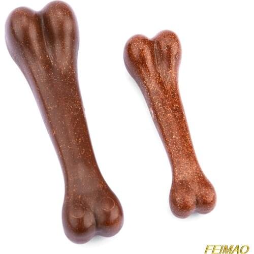 Nearly Indestructible Dog Bone Non-toxic Puppy Toys Small Medium Large Dogs Pet Chew Game Dental Care