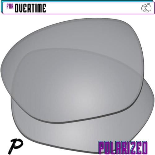 EZReplace Polarized Replacement Lenses for - Oakley Overtime Sunglasses - Silver P