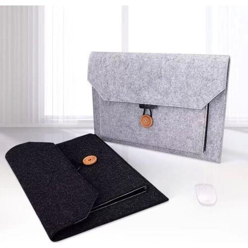 Portable Case 15 '6 Inches Felt Sleeve Laptop Bag 15.6 14.1 Case For Macbook Air 13 Pro 11 12 For Xiaomi Mi Notebook 13.3 Cover