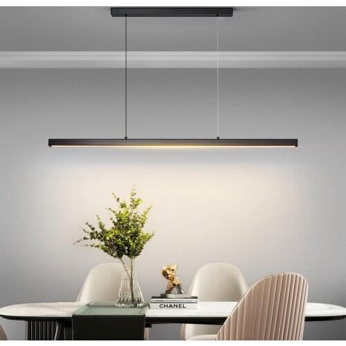 Nordic restaurant chandelier modern minimalist dining table light pastoral cafe bar minimalist long dining room lighting