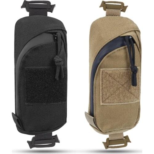 Tactical Molle Pouch Shoulder Strap Bag Military Small Pocket Outdoor Mobile Phone Pouch for 5.5'' Phone Hunting Camping Bags