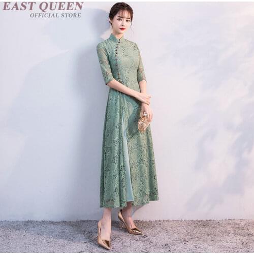 Qipao traditional Chinese oriental dress women cheongsam sexy modern Chinese dress qi pao female ladies asian dress KK2114 Y