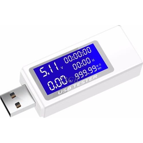 USB Tester Digital Voltmeter Current Voltage Charger Capacity Detector Indicator M25