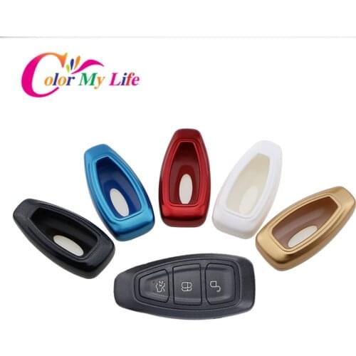 Car Key Protector Cover Fit for Ford Fiesta Focus 3 4 ST Mondeo Ecosport Kuga Escape Car Key Smart Remote Key Case Fob