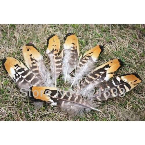 100Pcs/lot 7-10CM NATURAL Reeves Pheasant Quill Feathers,Loose Feather Quills,Golden Yellow Reeves Quills