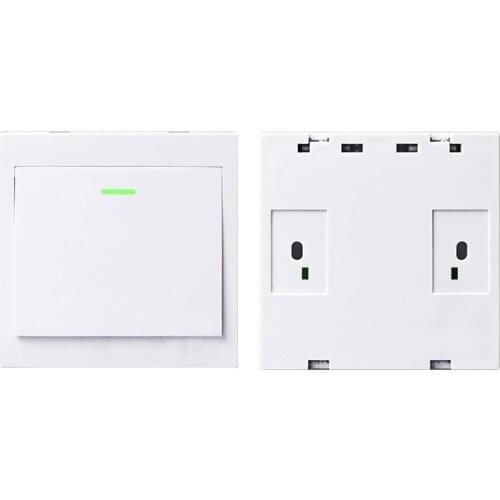 86 Wall Panel Wireless Remote Transmitter 1 2 3 Button RF Switch For Light Lamp Bulb Home Living Room Bedroom Corridor