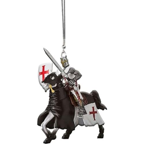 Auto Rear View Mirror Pendant Creative Templar Ornaments for Car Window Door A5KD